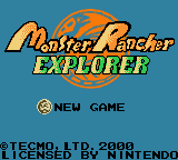 Monster Rancher Explorer Title Screen